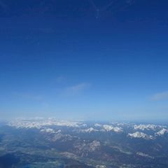 Flugwegposition um 05:15:35: Aufgenommen in der Nähe von Gemeinde St. Martin am Tennengebirge, Österreich in 2712 Meter